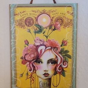 Papaya Art "Rose" by Anahata Katkin - Art decor